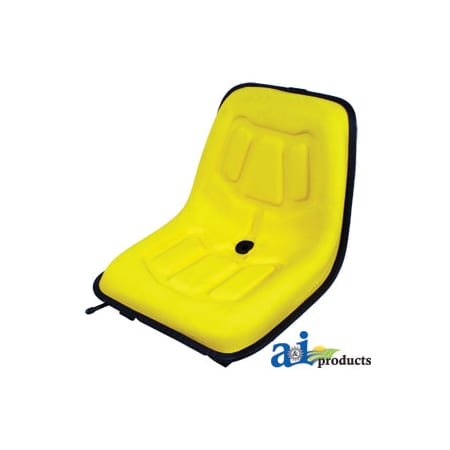 A & I Products Seat, Lawn & Garden, w/ Slide Track, YLW 25" x17" x11.5" A-LGS100YL